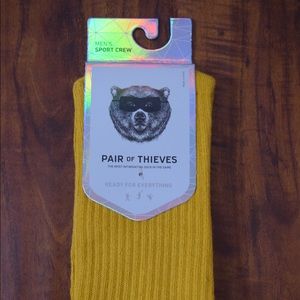 Yellow Crew Socks